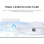 Mercusys ME60X Extensor de Rango Wi-Fi 6 AX1500, Doble Banda 2.4GHz 300Mbps y 5GHz 1201Mbps, Conexión Gigabit Ethernet, Fácil