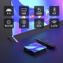 Android 11.0 TV Box, Android Box 4GB RAM 32GB ROM S905X2 Quad-Core Cortex-A53 Support 2.4G/5G WiFi/100M/H.265 Decoding/4K Full