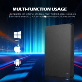 Disco duro externo HD portátil, 320 GB, 500 GB, 1 TB, USB 3.0, HDD par