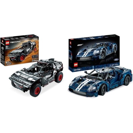 LEGO 42160 Technic Audi RS Q e-Tron Coche de Juguete Teledirigido, Maqueta de Coche Todoterreno de Rally Dakar, Control Remoto