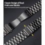 BINLUN Correa de Metal Compatible con Apple Watch 38mm 40mm 41mm 42mm 44mm 45mm 46mm 49mm Correa de Acero Inoxidable con Funda