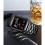 BINLUN Correa de Metal Compatible con Apple Watch 38mm 40mm 41mm 42mm 44mm 45mm 46mm 49mm Correa de Acero Inoxidable con Funda