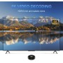 Android TV Box,HK1 Android 12.0 Allwinner H618 Quadcore 4GB RAM 32GB ROM GPU Mali-G31 MP2 Soporte 8K 3D 1080P 2.4/5.0GHz WIFI6