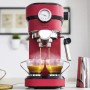 Cecotec Cafetera express para espresso y cappuccino Cafelizzia ColdBrew. 20 Bares, Sistema ColdBrew para café frio, Pantalla