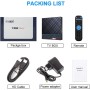 TUREWELL Android TV Box, Android 9.0 TV Box Amlogic S905X3 Quad-Core Cortex-A55 4GB RAM 32GB ROM Android Box with 8K BT4.0