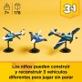 LEGO Creator 3 en 1 Aeronave: Avión de Carreras Transformable en Reactor o Helicóptero de Juguete, Juego de Construcción y