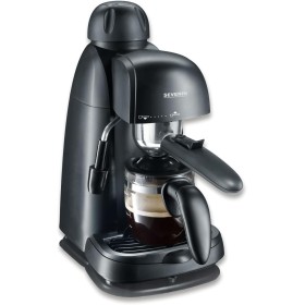 SEVERIN - Cafetera espresso a presión con espumador de leche, Máquina de café,Hasta 4 tazas de café de barista, Negro, KA 5978