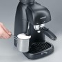 SEVERIN - Cafetera espresso a presión con espumador de leche, Máquina de café,Hasta 4 tazas de café de barista, Negro, KA 5978