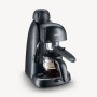SEVERIN - Cafetera espresso a presión con espumador de leche, Máquina de café,Hasta 4 tazas de café de barista, Negro, KA 5978