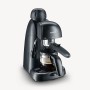 SEVERIN - Cafetera espresso a presión con espumador de leche, Máquina de café,Hasta 4 tazas de café de barista, Negro, KA 5978