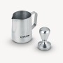SEVERIN - Cafetera espresso a presión con espumador de leche, Máquina de café,Hasta 4 tazas de café de barista, Negro, KA 5978