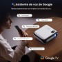 Google TV Official Smart Mini Proyector 4K, HAPPRUN 1000 ANSI 1080P Full HD Proyector con Dolby Audio, WiFi6 Bluetooth5.2