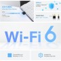 TP-Link Archer TX20U Nano| Adaptador USB WiFi6, Banda Dual AX1800, Menor latencia y Red más Segura, Controlador precargado, Solo
