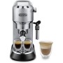 De'Longhi Dedica - Cafetera de Bomba de Acero Inoxidable para Café Molido o Monodosis, Cafetera para Espresso y Cappuccino,