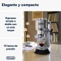 De'Longhi Dedica - Cafetera de Bomba de Acero Inoxidable para Café Molido o Monodosis, Cafetera para Espresso y Cappuccino,