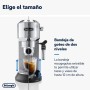 De'Longhi Dedica - Cafetera de Bomba de Acero Inoxidable para Café Molido o Monodosis, Cafetera para Espresso y Cappuccino,