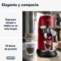 De'Longhi Dedica - Cafetera de Bomba de Acero Inoxidable para Café Molido o Monodosis, Cafetera para Espresso y Cappuccino,