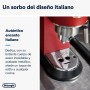 De'Longhi Dedica - Cafetera de Bomba de Acero Inoxidable para Café Molido o Monodosis, Cafetera para Espresso y Cappuccino,