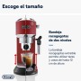 De'Longhi Dedica - Cafetera de Bomba de Acero Inoxidable para Café Molido o Monodosis, Cafetera para Espresso y Cappuccino,