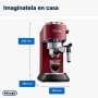 De'Longhi Dedica - Cafetera de Bomba de Acero Inoxidable para Café Molido o Monodosis, Cafetera para Espresso y Cappuccino,