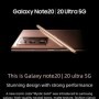 Teléfono móvil Samsung Note 20 Ultra 5G N986U1 6,9 "Original AMOLED 12