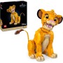 LEGO | Disney El Rey León: Simba Joven Maqueta para Adultos, Regalo para Mujeres y Hombres, Figura de Animal Coleccionable,