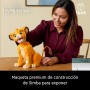 LEGO | Disney El Rey León: Simba Joven Maqueta para Adultos, Regalo para Mujeres y Hombres, Figura de Animal Coleccionable,