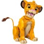 LEGO | Disney El Rey León: Simba Joven Maqueta para Adultos, Regalo para Mujeres y Hombres, Figura de Animal Coleccionable,