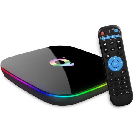 Android 10.0 TV Box, Q Plus 2GB RAM 16GB RAM Allwinner H616 Quad-Core 64bit Arm Corter-A53 CPU Mali-G31 MP2 GPU Supports 4K 6K