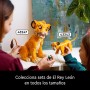 LEGO | Disney El Rey León: Simba Joven Maqueta para Adultos, Regalo para Mujeres y Hombres, Figura de Animal Coleccionable,