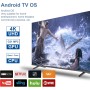 Android TV Box 4GB RAM 32GB ROM Quad 4-Core, Compatible Con Videos 3D 4K UHD H.265, 2.4G/5G WiFi Doble Banda, Bluetooth 5.0,