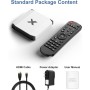 Android TV Box 4GB RAM 32GB ROM Quad 4-Core, Compatible Con Videos 3D 4K UHD H.265, 2.4G/5G WiFi Doble Banda, Bluetooth 5.0,