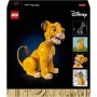 LEGO | Disney El Rey León: Simba Joven Maqueta para Adultos, Regalo para Mujeres y Hombres, Figura de Animal Coleccionable,