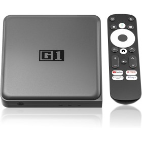 Android 14.0 TV Box 4K HDR10+, Kinhank G1 Smart TV Box Compatible con Google y Netflix, Dolby Vision & Digtal Plus, DTS, WiFi 6,