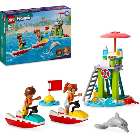 LEGO Friends Moto Acuática de la Playa Juguete de Construcción con Motos de Agua, Regalo para Niñas y Niños de 5 Años o Más con