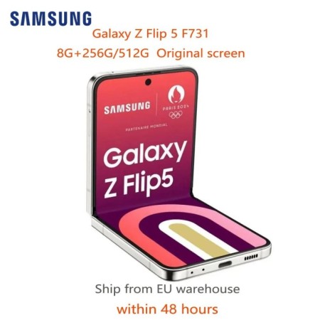 Samsung Galaxy Z Flip 5 5G F731U1 F731N reacondicionado 6,7 "AMOLED NF