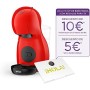 De'Longhi Nescafé Dolce Gusto Piccolo XS EDG110.WB, Cafetera Cápsulas, Incluye 3 Paquetes de Cápsulas, Diseño Super-Compacto,