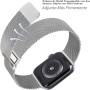 Hanama Correa Compatible con Apple Watch Correa 38mm 40mm 41mm 42mm 44mm 45mm 49mm, Pulseras de Repuesto de Metal de Acero