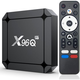 Android 14.0 TV Box, caja de TV 2GB RAM 16GB ROM RK3518 Quad-Core Cortex-A53, Android Box Support 2.4/5.0GHz 4K 100M Ethernet