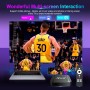 Android 14.0 TV Box, caja de TV 2GB RAM 16GB ROM RK3518 Quad-Core Cortex-A53, Android Box Support 2.4/5.0GHz 4K 100M Ethernet