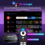 Android 14.0 TV Box, caja de TV 2GB RAM 16GB ROM RK3518 Quad-Core Cortex-A53, Android Box Support 2.4/5.0GHz 4K 100M Ethernet