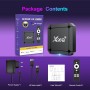 Android 14.0 TV Box, caja de TV 2GB RAM 16GB ROM RK3518 Quad-Core Cortex-A53, Android Box Support 2.4/5.0GHz 4K 100M Ethernet