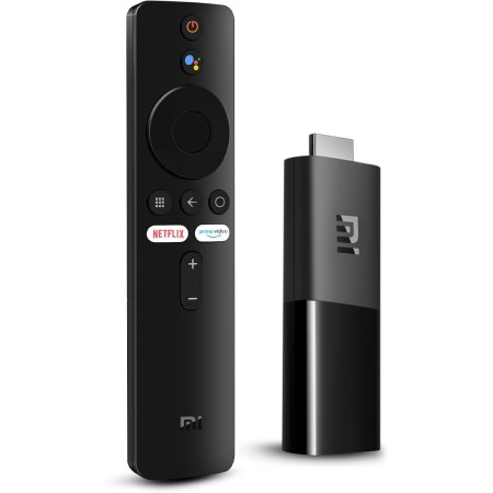 XIAOMI Box TV Internet Xiaomi Mi TV Stick, Android T-V Stick HDR10+ Dispositivo de Streaming con Mando a Distancia por Voz Alexa