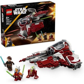 LEGO Star Wars 75401 Interceptor Jedi de Ahsoka Caza Estelar de Juguete para Niños y Niñas de 8 Años o Más de Las Guerras Clon,