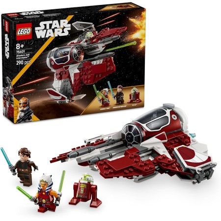 LEGO Star Wars 75401 Interceptor Jedi de Ahsoka Caza Estelar de Juguete para Niños y Niñas de 8 Años o Más de Las Guerras Clon,