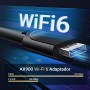 UGREEN Antena WiFi 6 USB Stick AX900 Adaptador 5GHz 2.4GHz Pincho de Doble Banda 6dBi Inalámbrico Dongle Modo Station y Soft Ap