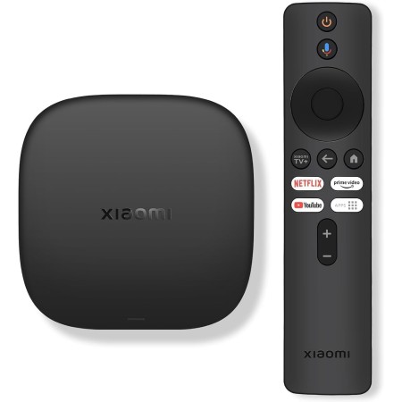 Xiaomi TV Box S 4K 3Nd Generation | Mibox Resolución 4K Ultra HD | Chormecast Compatible con Google TV | Bluetooth 5.2 y WiFi de