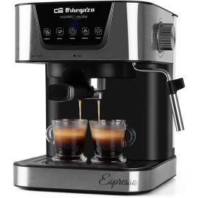 Orbegozo EX 6000, Cafetera express, 1050 W, depósito de agua extraíble 1,5 litros, 20 bar, panel control táctil, modos