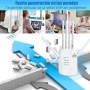 Amplificador de Señal WiFi,Repetidor WiFi,6 Antenas,2 Puertos LAN,WiFi Extender,Modo Repetidor/Router/Ap,Repetidor de Señal WiFi