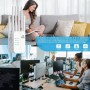 Amplificador de Señal WiFi,Repetidor WiFi,6 Antenas,2 Puertos LAN,WiFi Extender,Modo Repetidor/Router/Ap,Repetidor de Señal WiFi